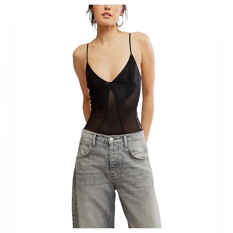 Intimately Free People Take My Number Bodysuit